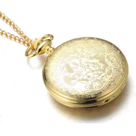 New Steampunk gears quartz pocket watch - Picture 5 of 5
